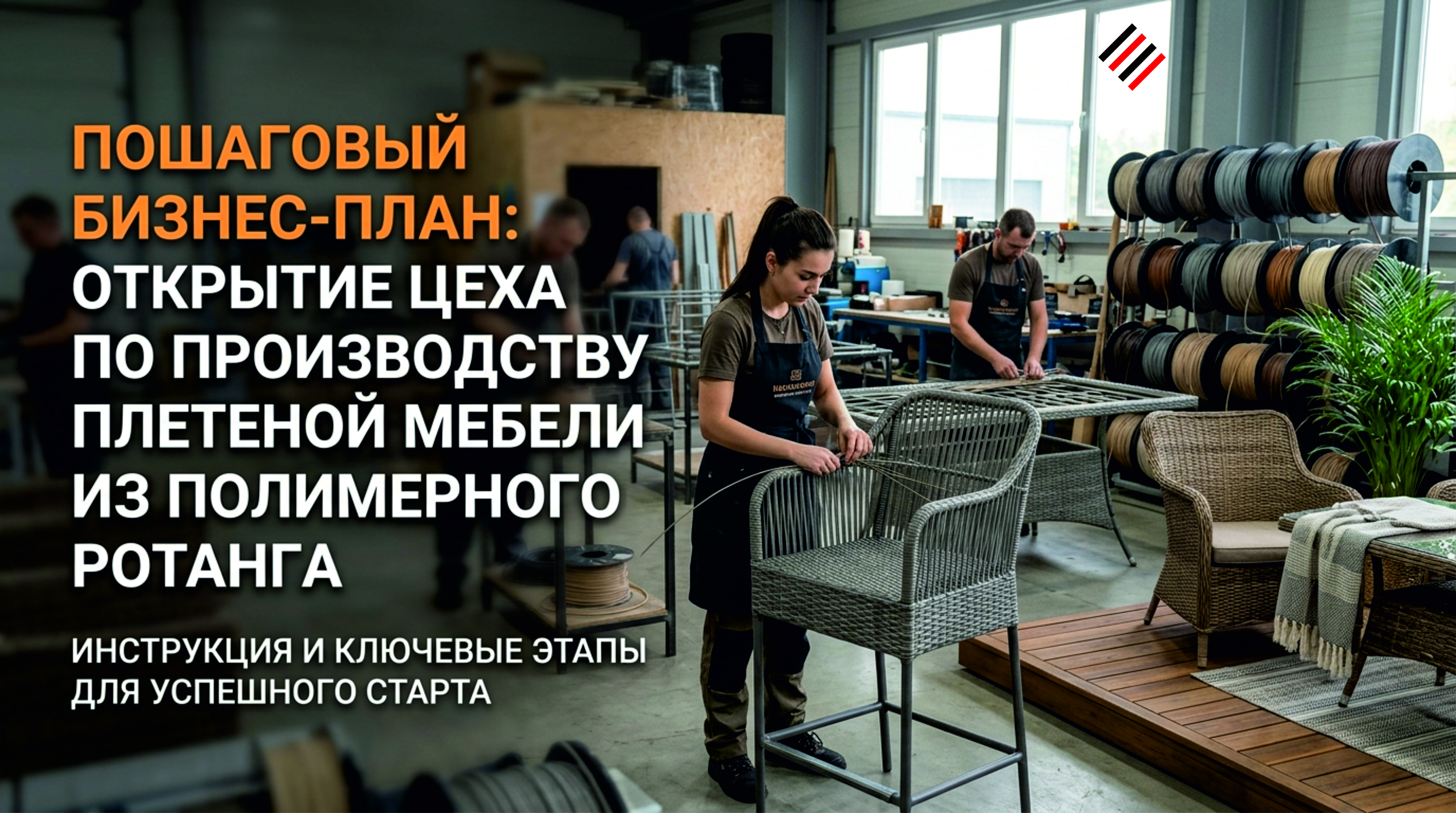 Бизнес-план мастерской по плетению мебели из ротанга
